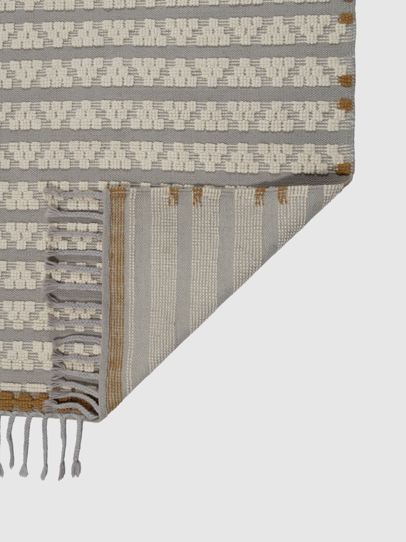 Madeira Wool Flatweave Carpet Contrast Living