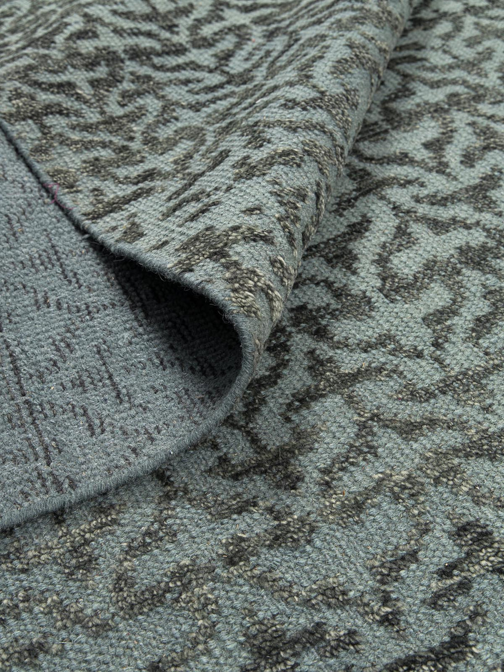 Solea Wool Knotted Carpet Contrast Living