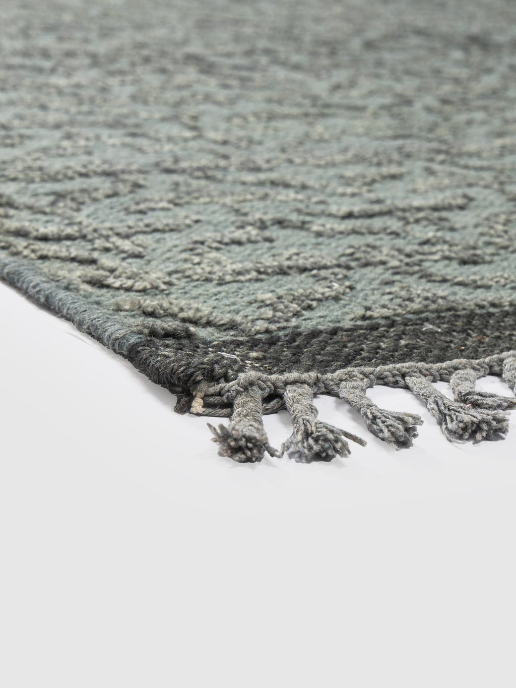 Solea Wool Knotted Carpet Contrast Living