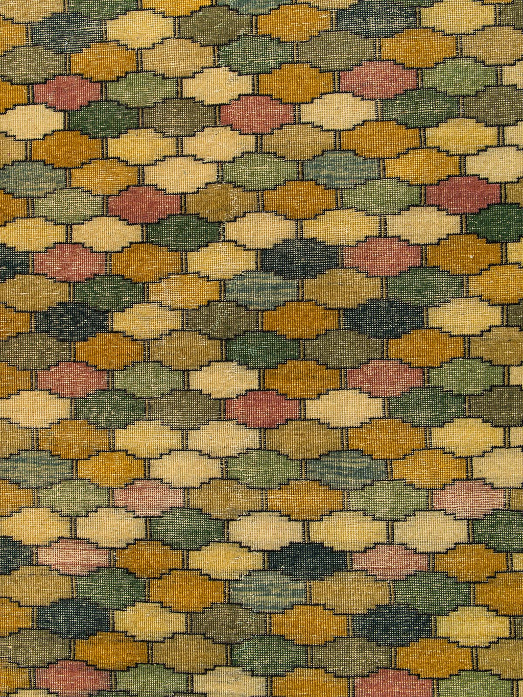 Arthouse Wool Knotted Carpet Contrast Living