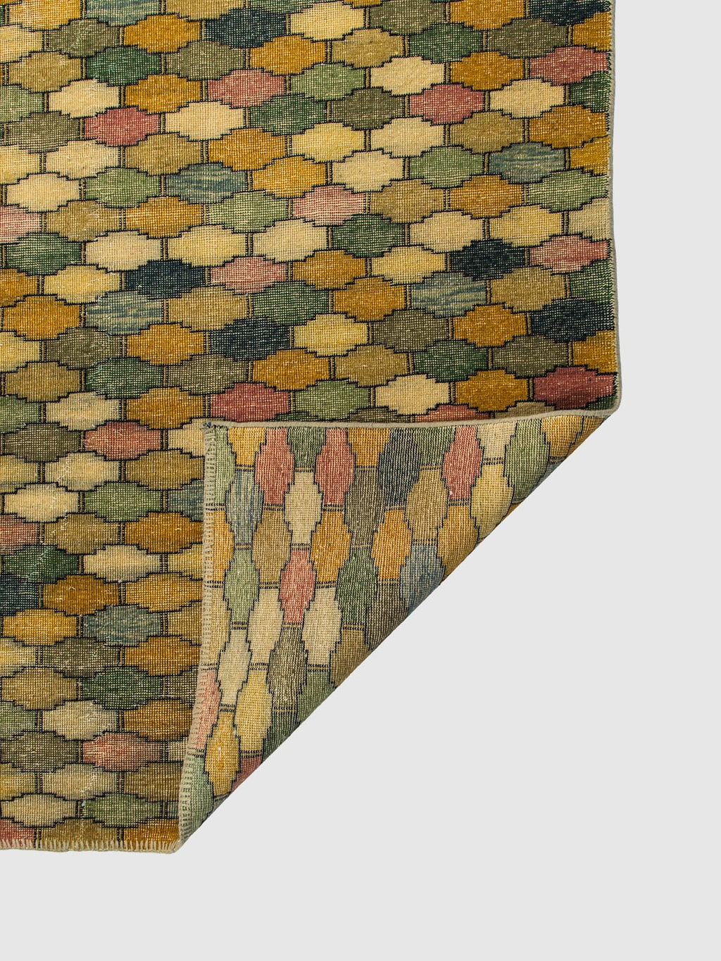 Arthouse Wool Knotted Carpet Contrast Living