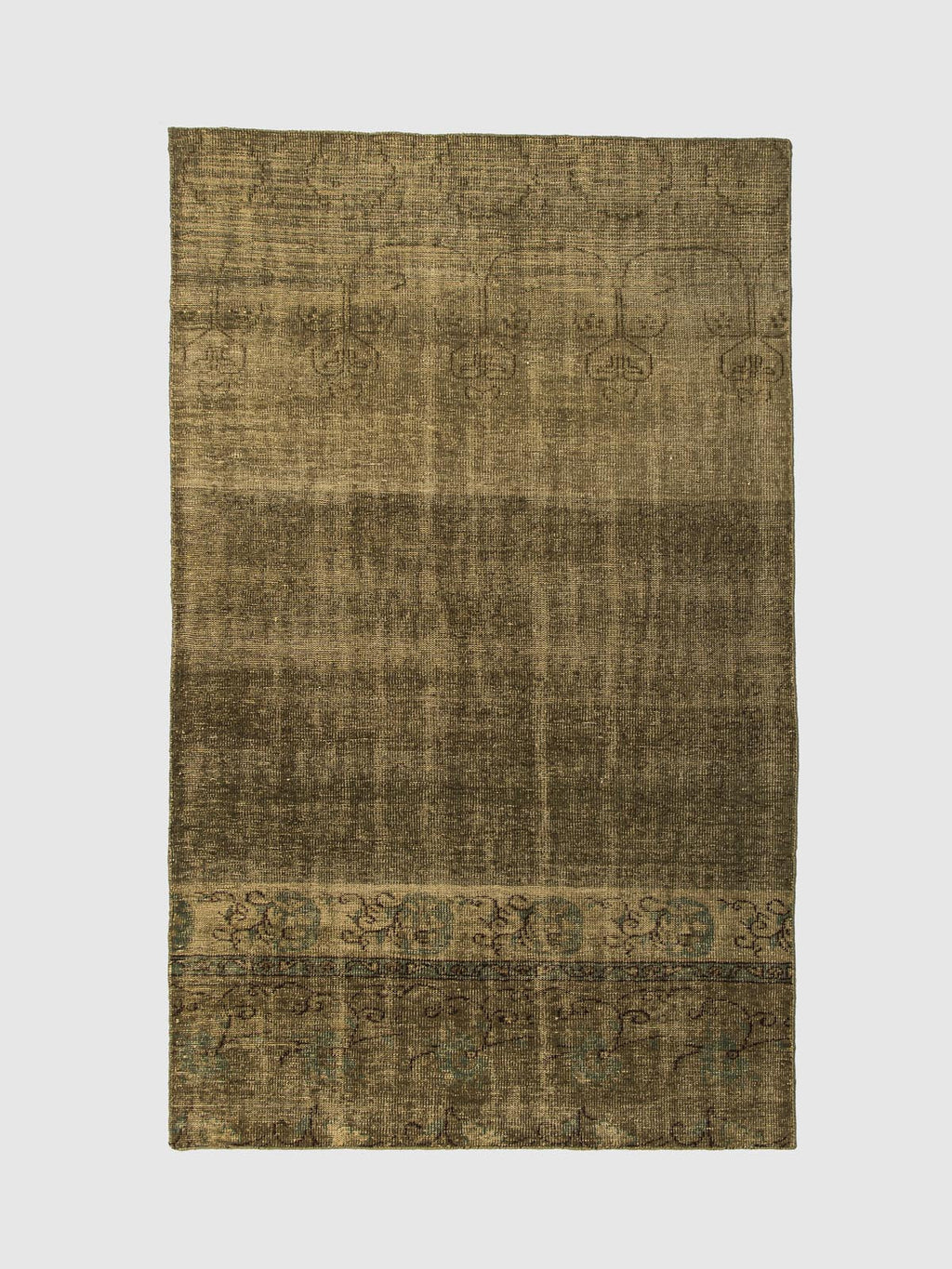 Ruetique Wool Knotted Carpet Contrast Living