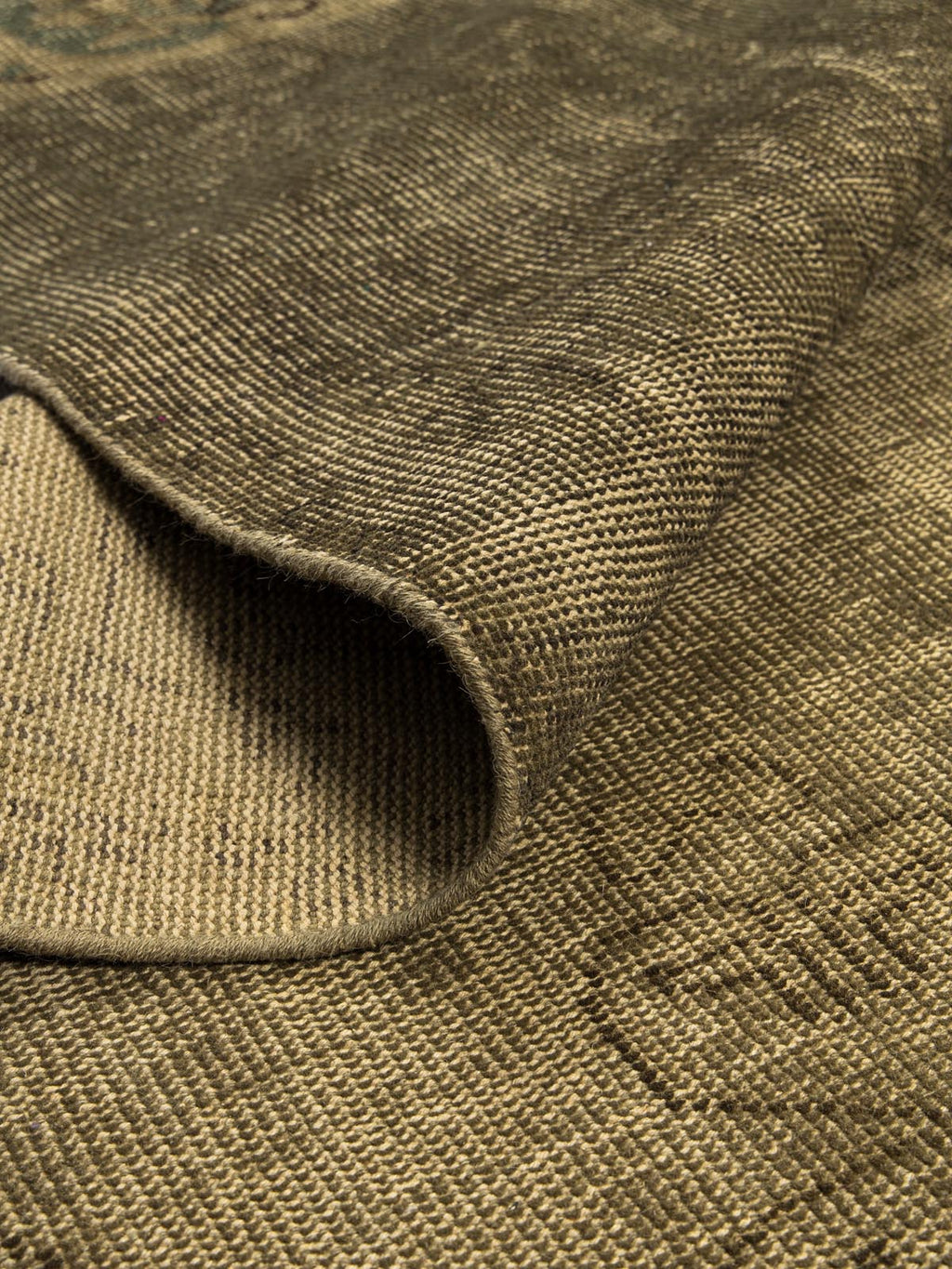 Ruetique Wool Knotted Carpet Contrast Living