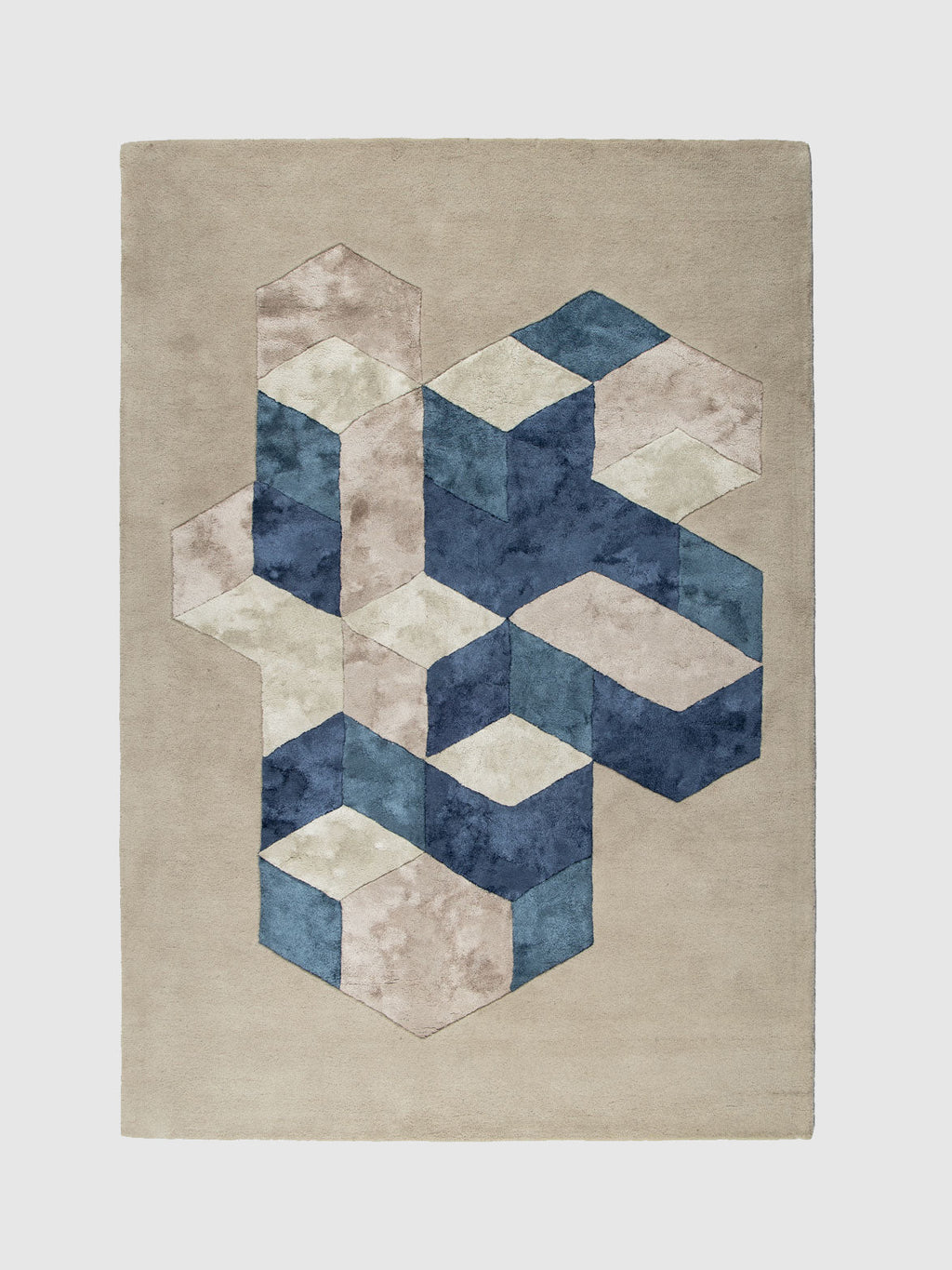 Kuruba Viscose Tufted Carpet Contrast Living