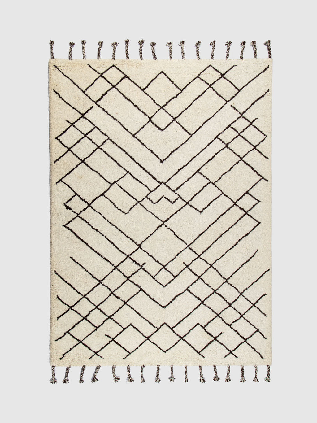 Qizo Wool Tufted Carpet Contrast Living