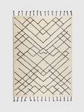 Qizo Wool Tufted Carpet Contrast Living