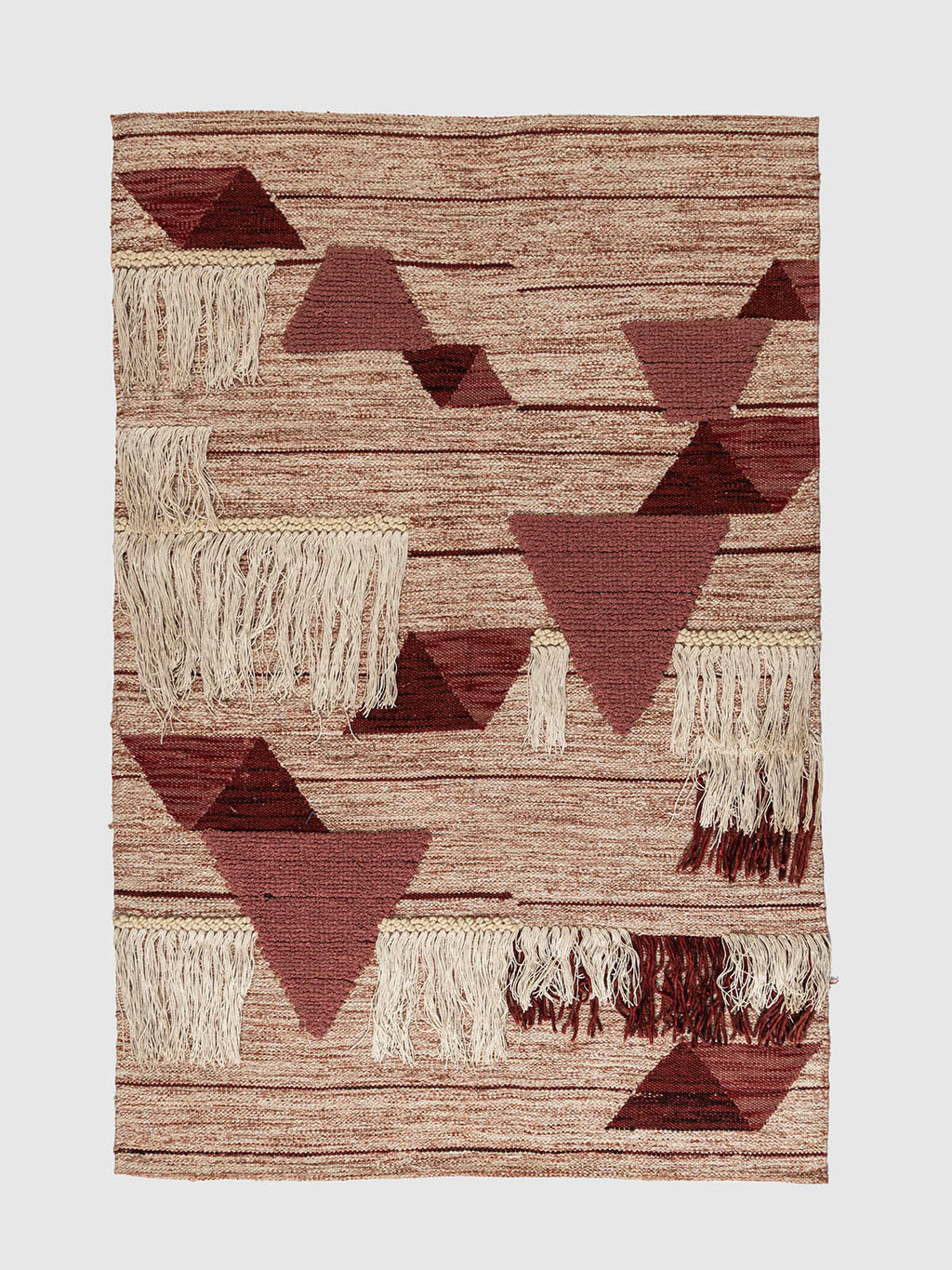 Azabu Wool Cotton Rug Contrast Living