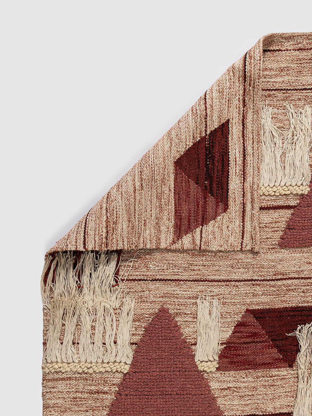 Azabu Wool Cotton Rug Contrast Living