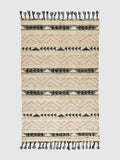 Adachi Wool Cotton Rug Contrast Living