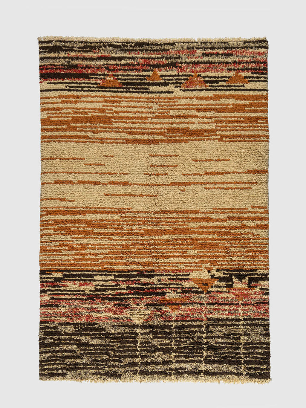 Nerima Wool Shaggy Rug Contrast Living