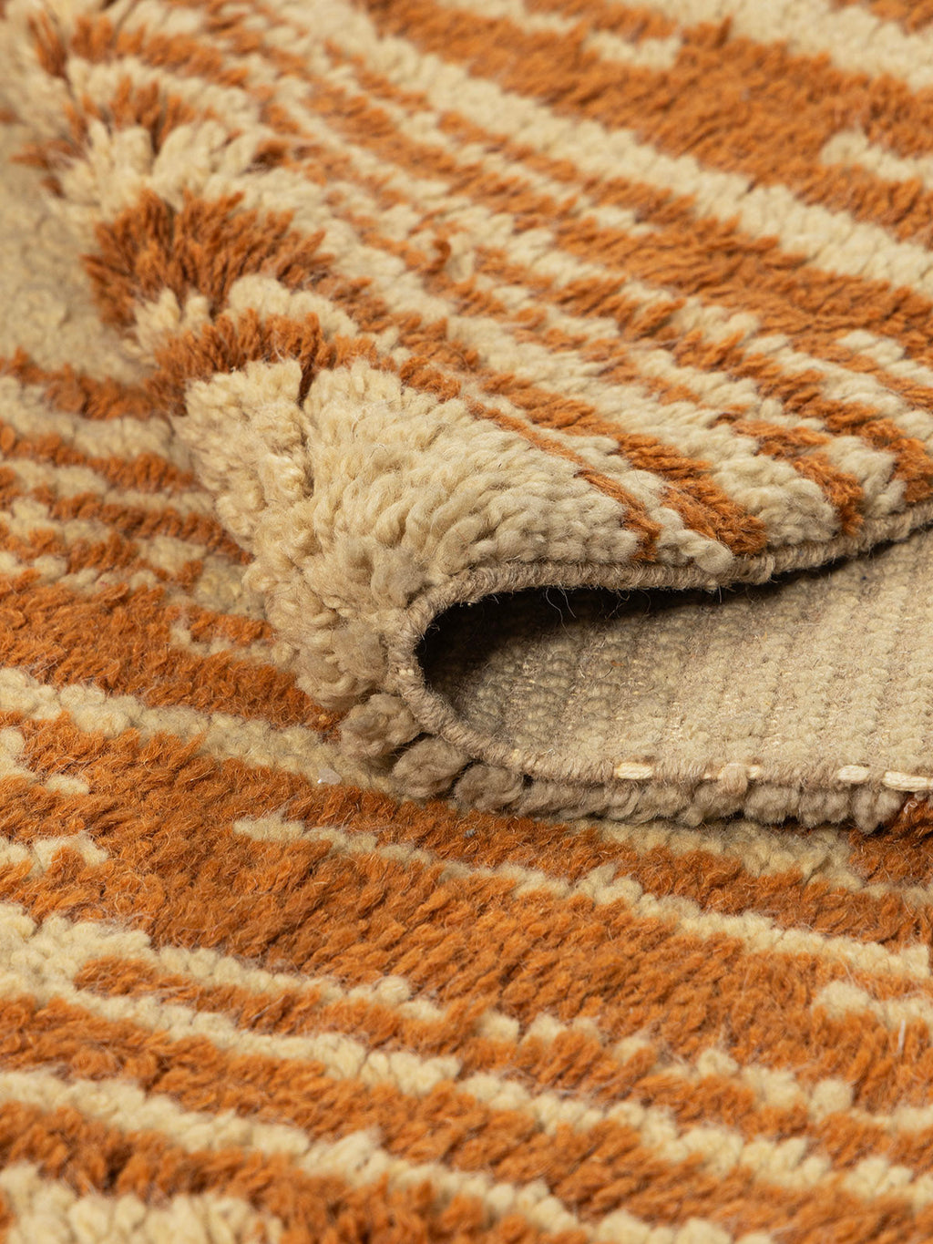 Nerima Wool Shaggy Rug Contrast Living