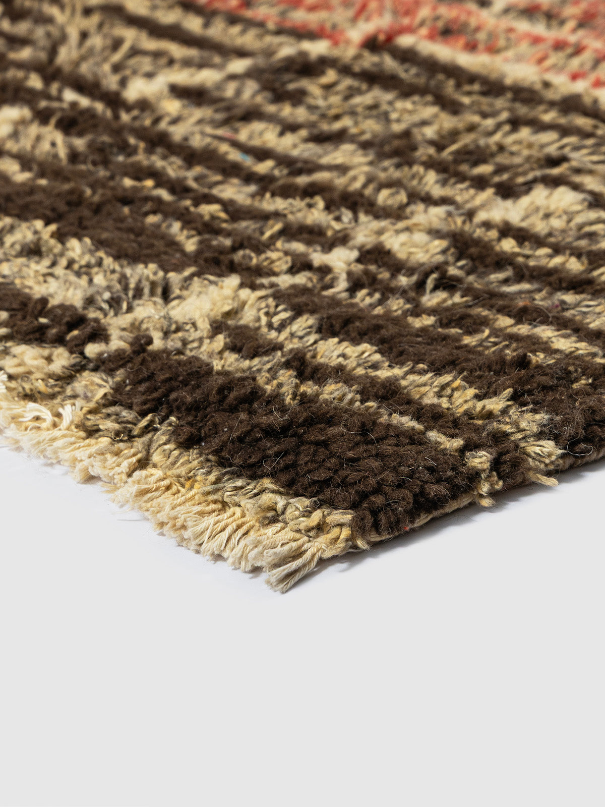 Nerima Wool Shaggy Rug Contrast Living