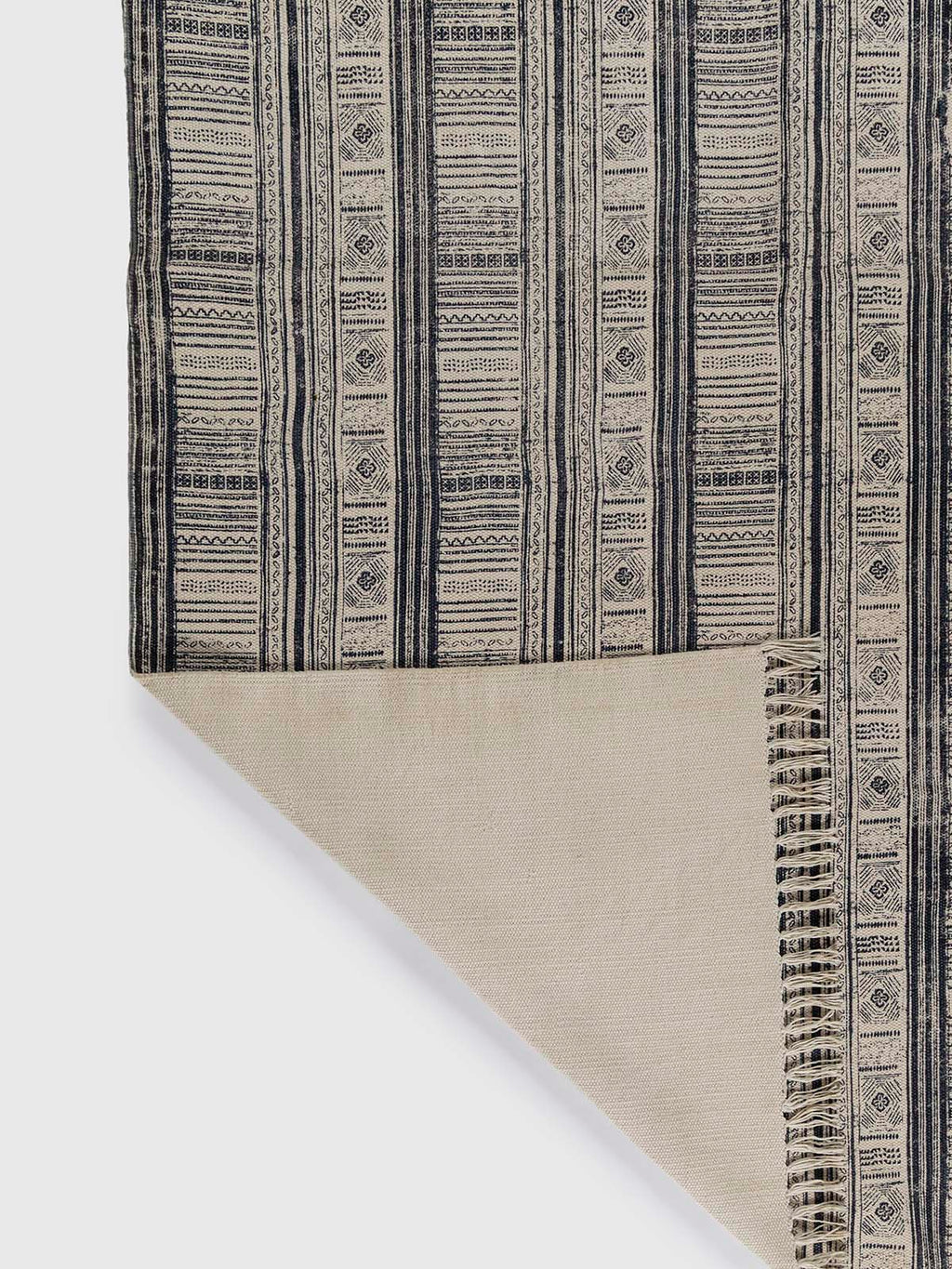 Chabootra Cotton Printed Rug Contrast Living