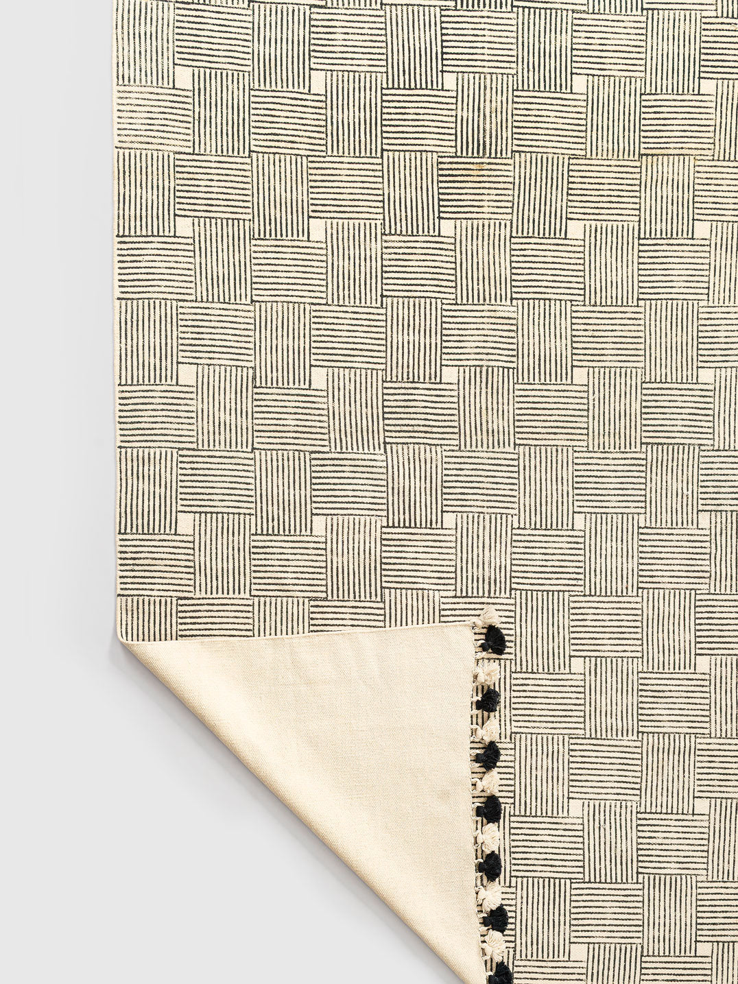 Samaed Cotton Printed Rug Contrast Living