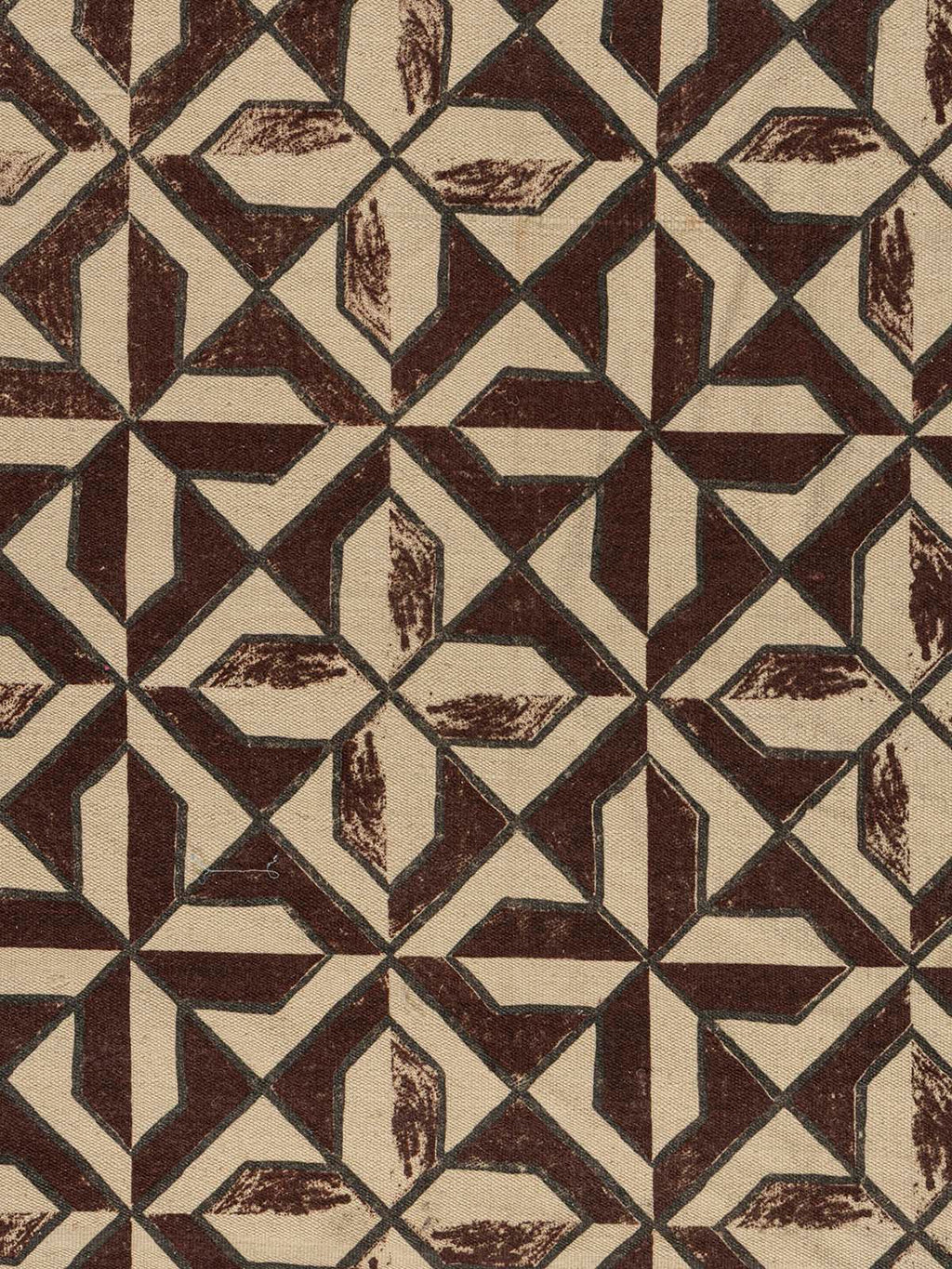 Kashida Wool Printed Rug Contrast Living