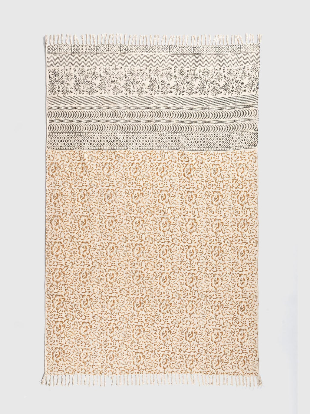 Sandstone Mist Printed Rug Contrast Living
