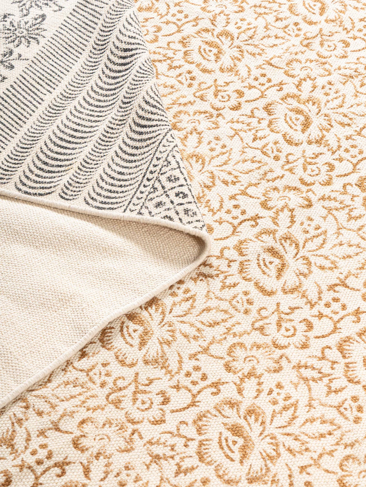 Sandstone Mist Printed Rug Contrast Living