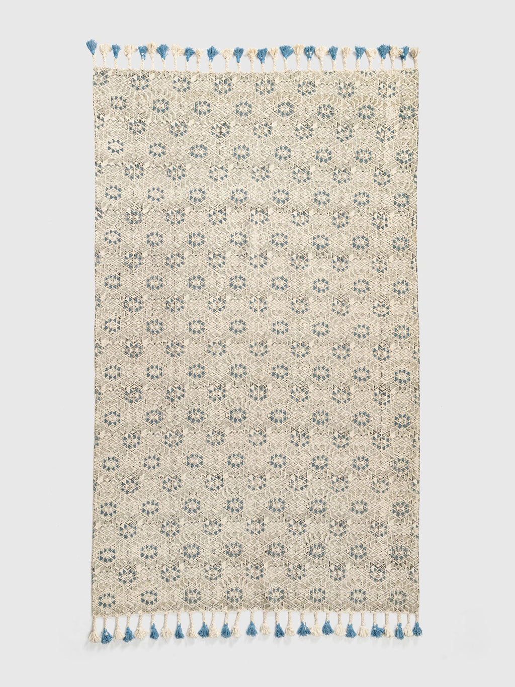 Boeri Cotton Printed Rug Contrast Living