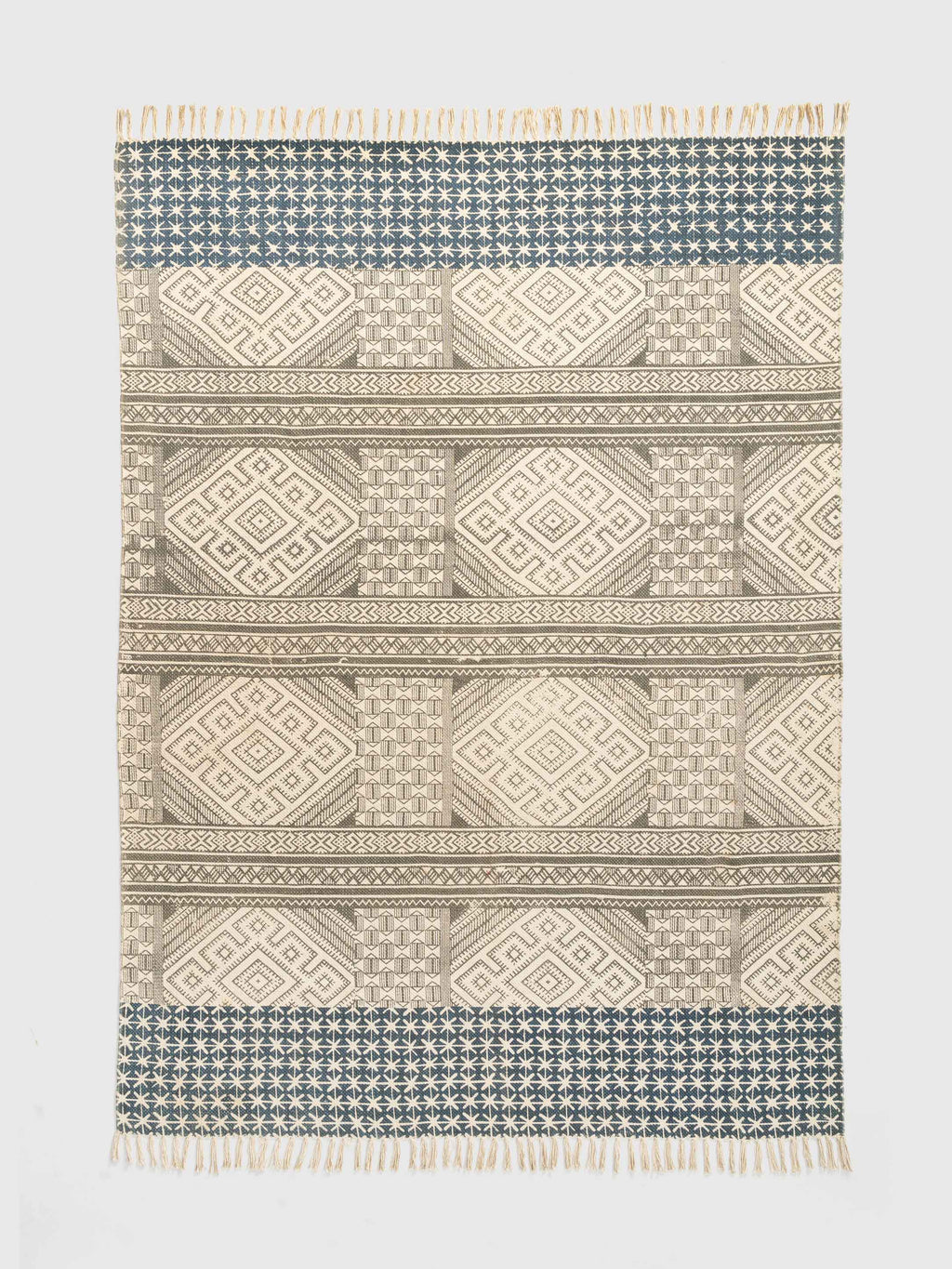 Sinchula Cotton Printed Rug Contrast Living