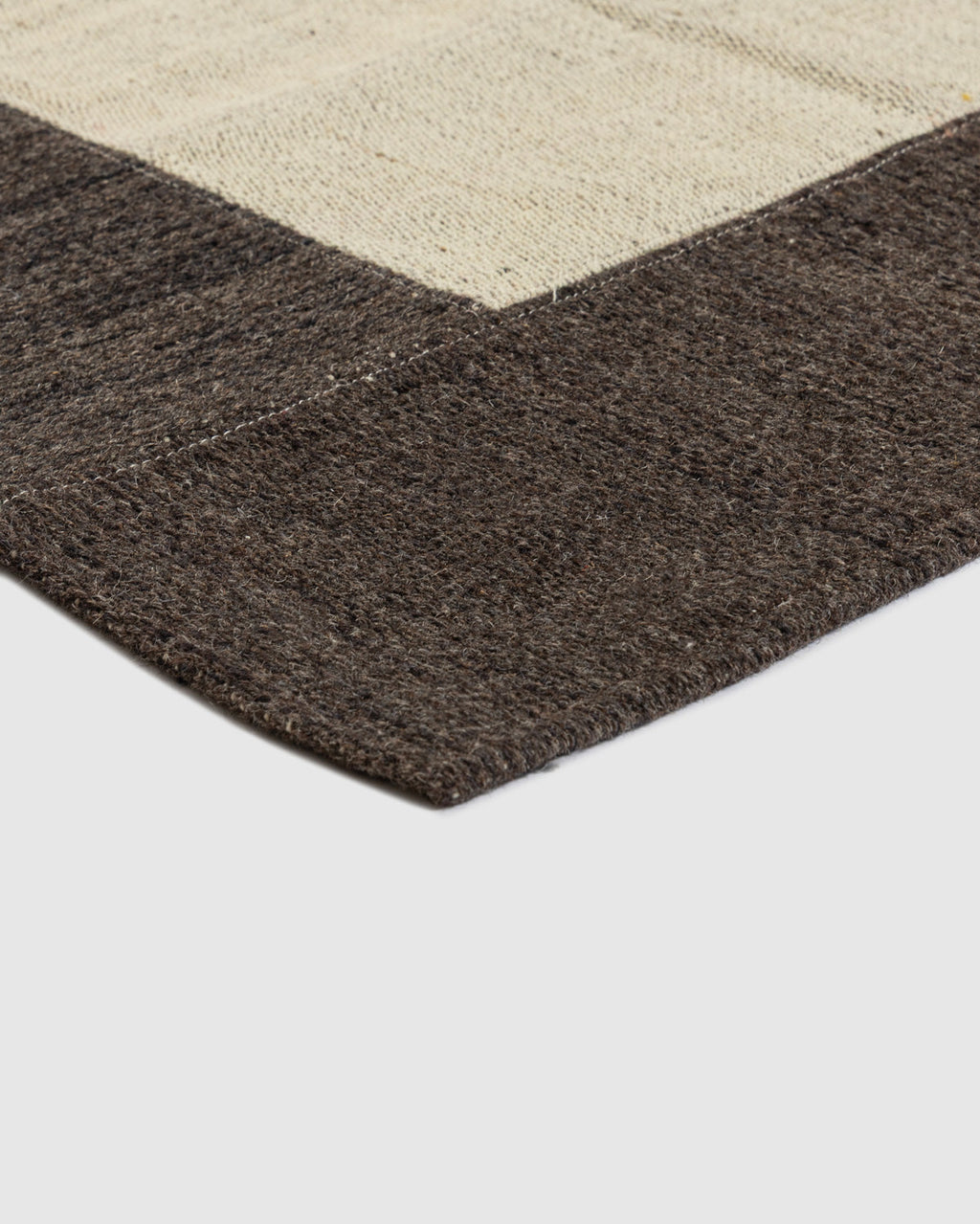 Shagron Wool Patch Rug Contrast Living