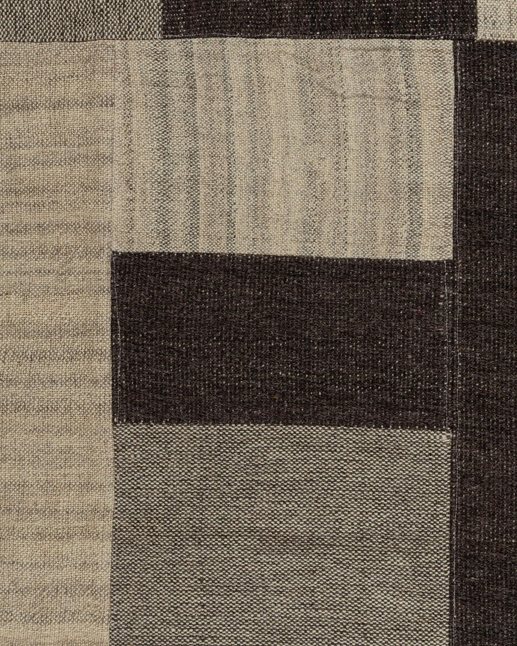Tsomoriri Wool Patch Rug Contrast Living