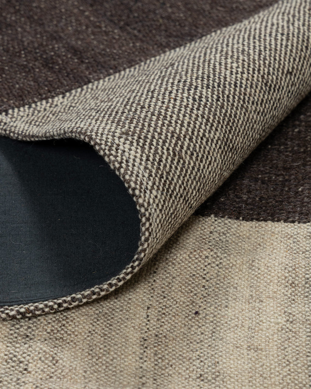 Tsomoriri Wool Patch Rug Contrast Living