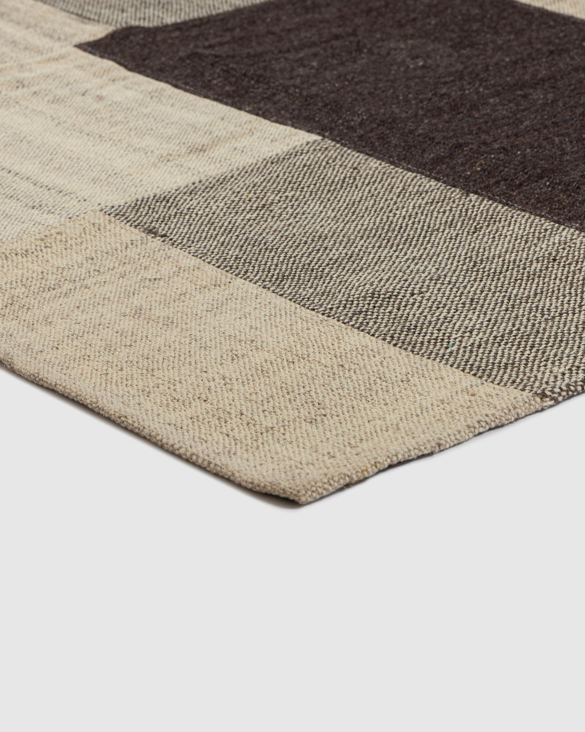 Tsomoriri Wool Patch Rug Contrast Living