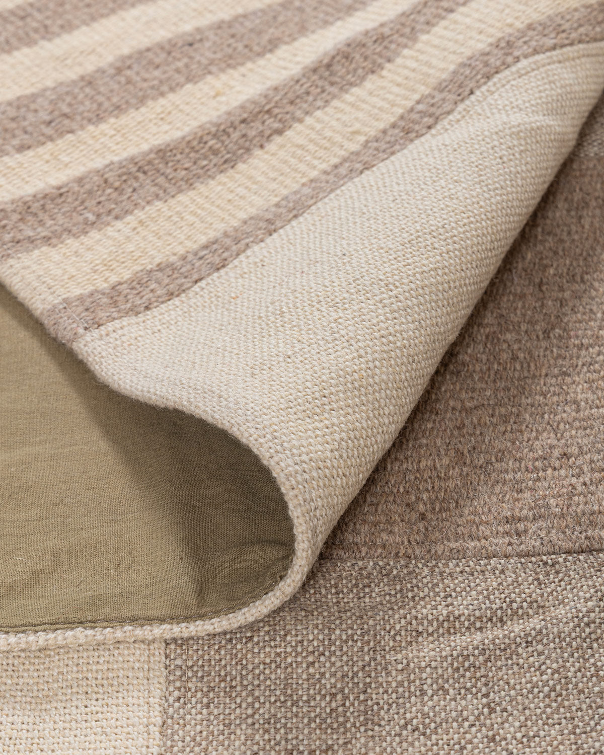Demchok Wool Patch Rug Contrast Living