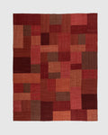 Reru Wool Patch Rug Contrast Living