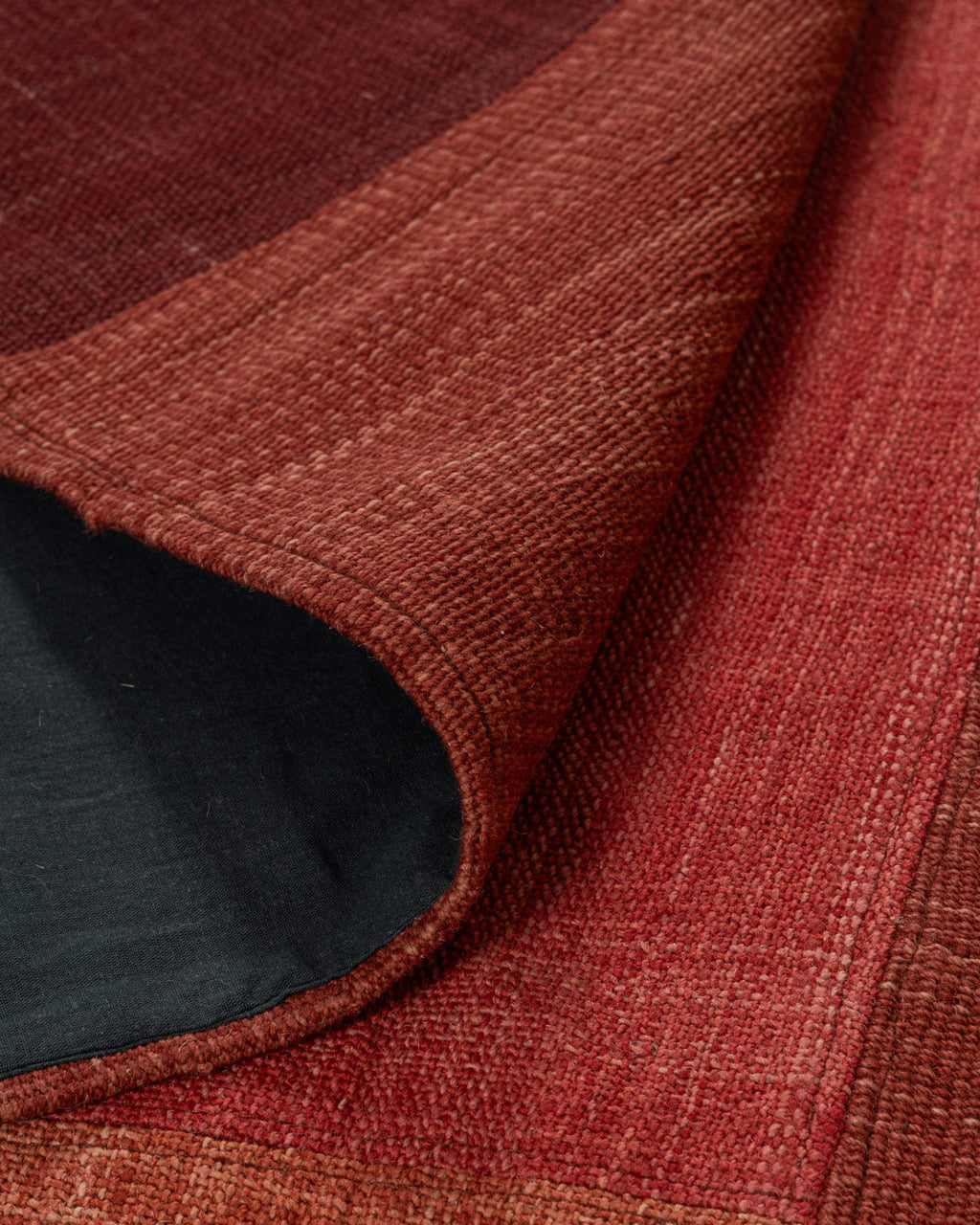 Reru Wool Patch Rug Contrast Living