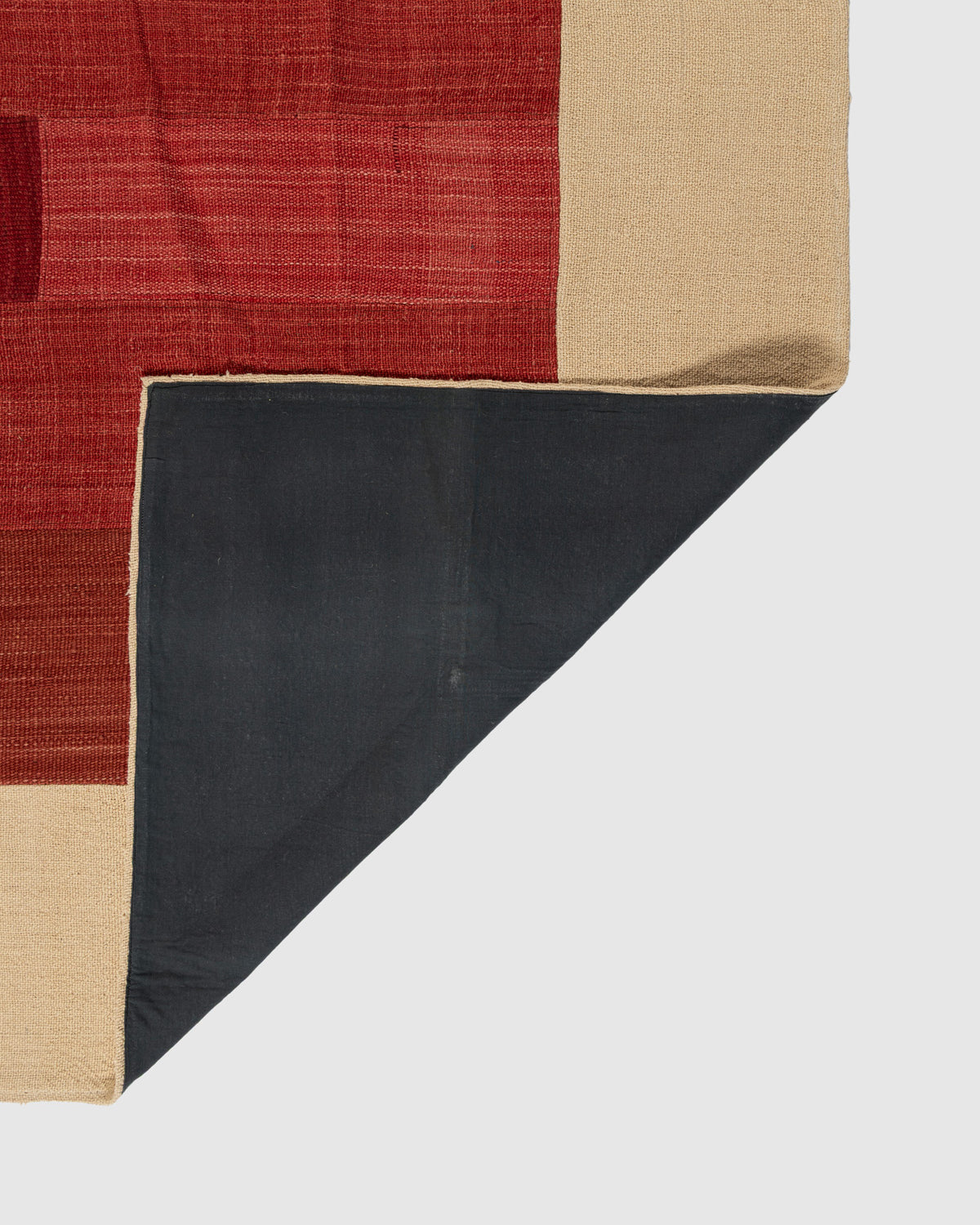 Tupen Wool Patch Rug Contrast Living