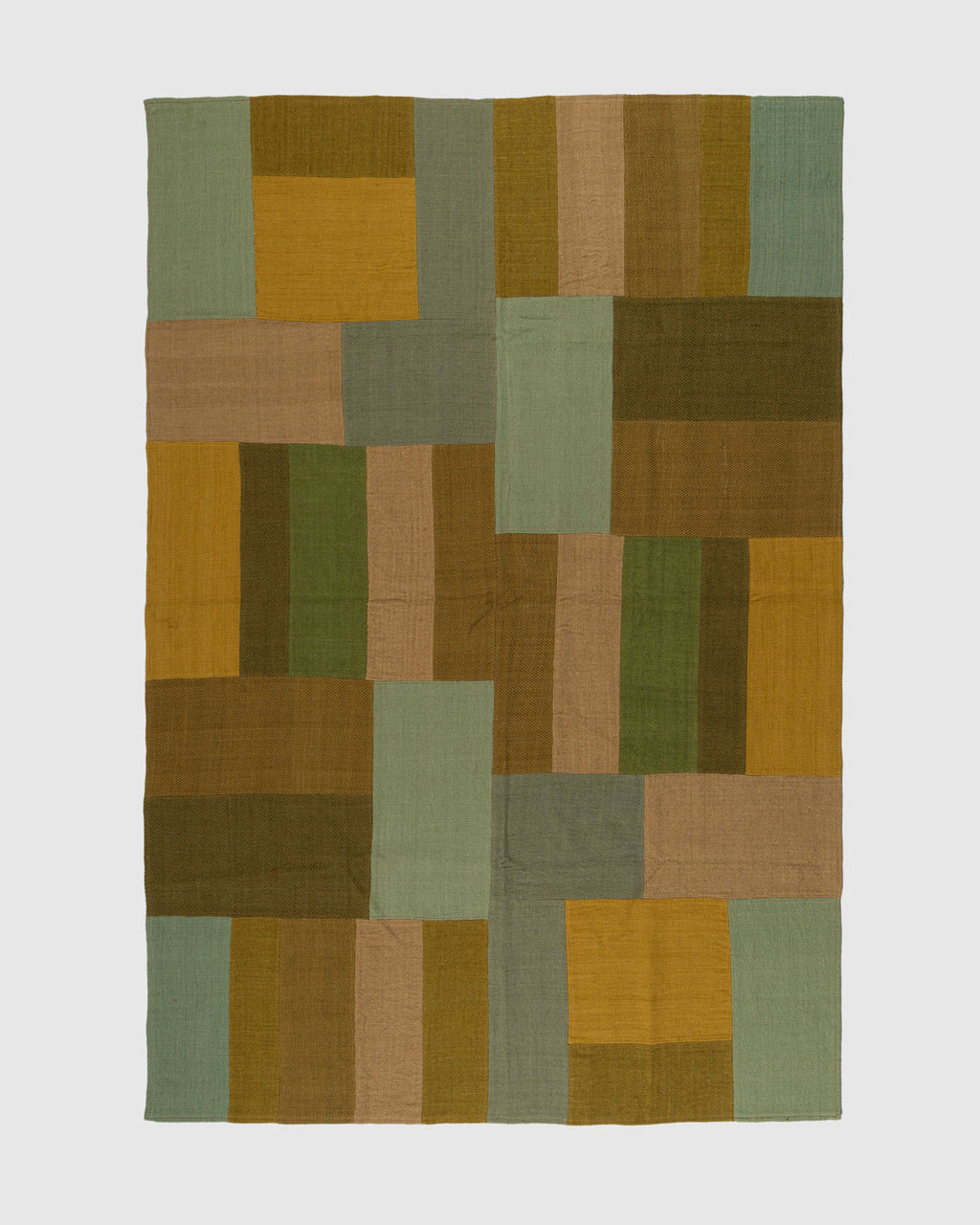 Bulting Wool Patch Rug Contrast Living