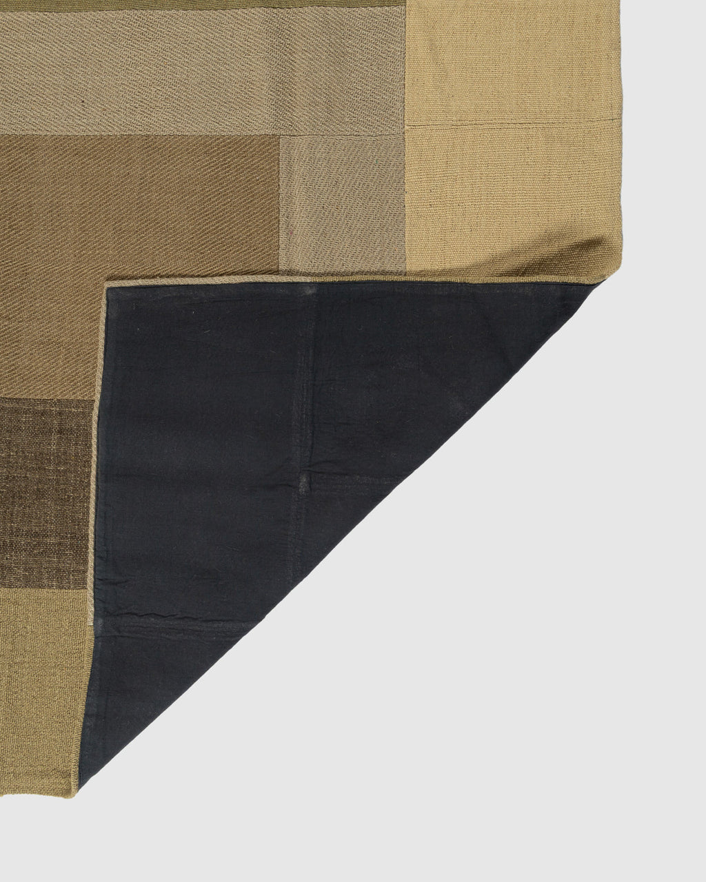 Tarutse Wool Patch Rug Contrast Living