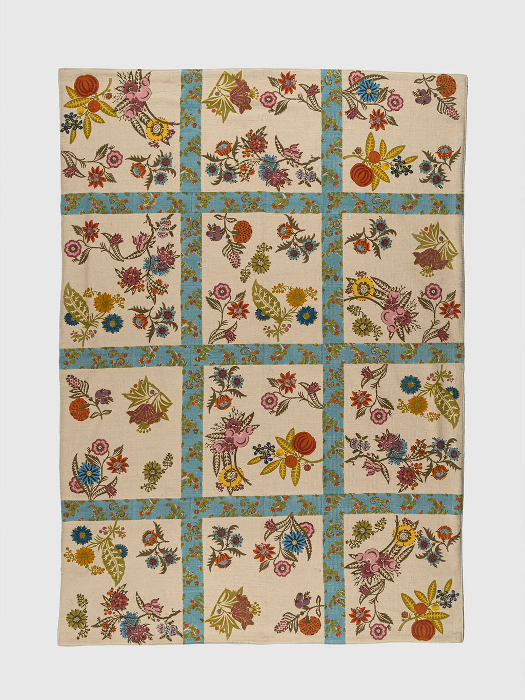 Khimsar Cotton Printed Rug Contrast Living
