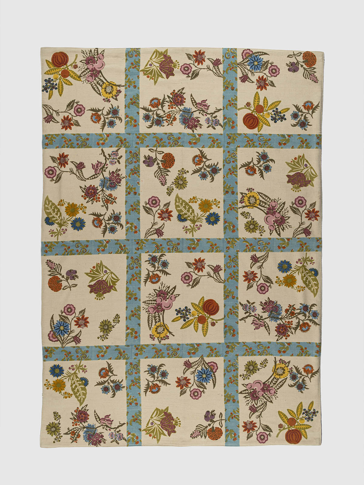 Khimsar Cotton Printed Rug Contrast Living