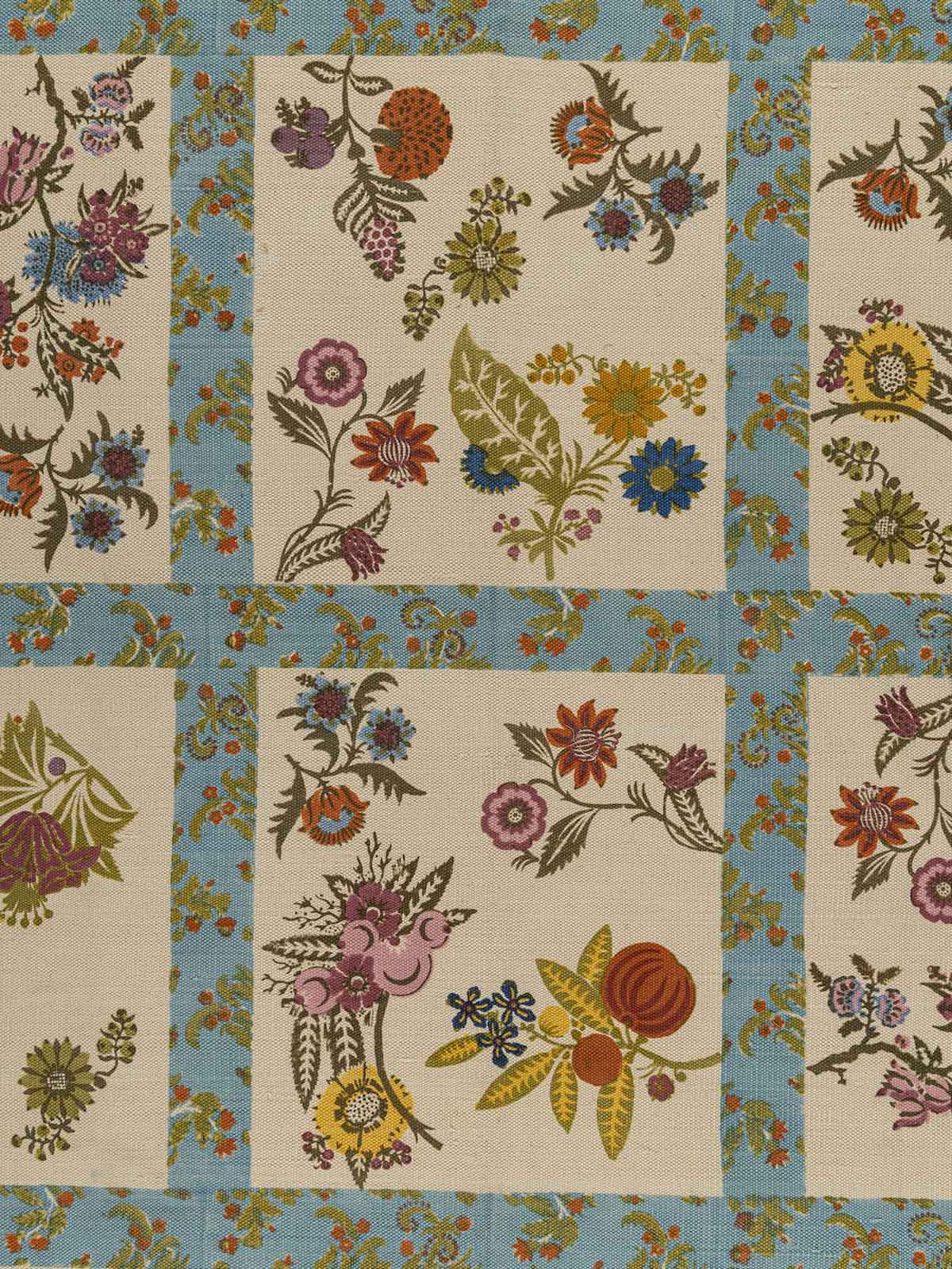 Khimsar Cotton Printed Rug Contrast Living