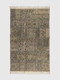 Motibagh Cotton Printed Patch Rug Contrast Living