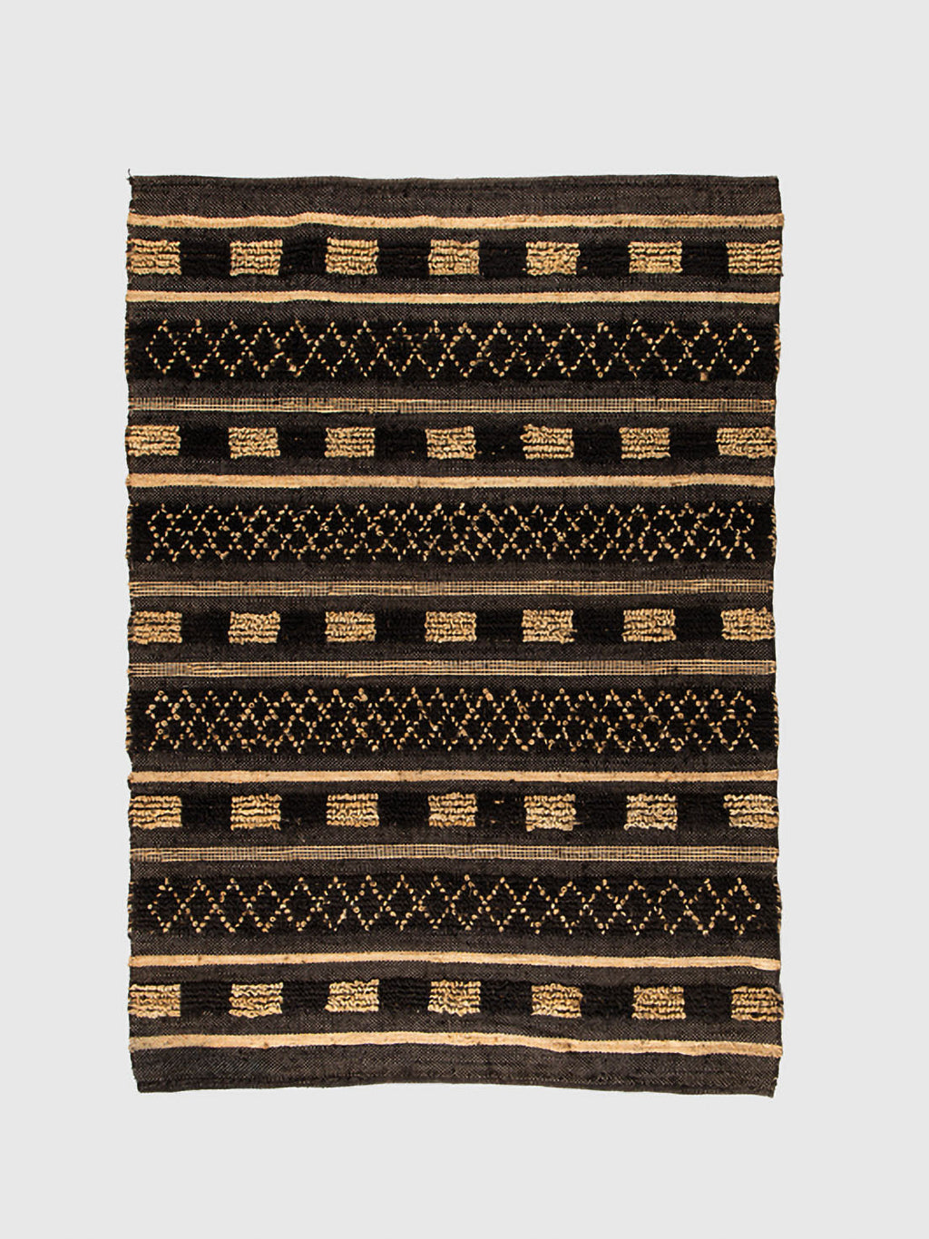 Diroma Jute Chindi Rug Contrast Living