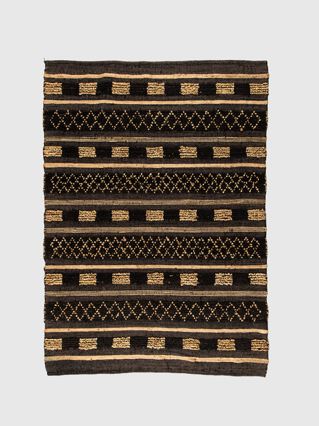 Diroma Jute Chindi Rug Contrast Living