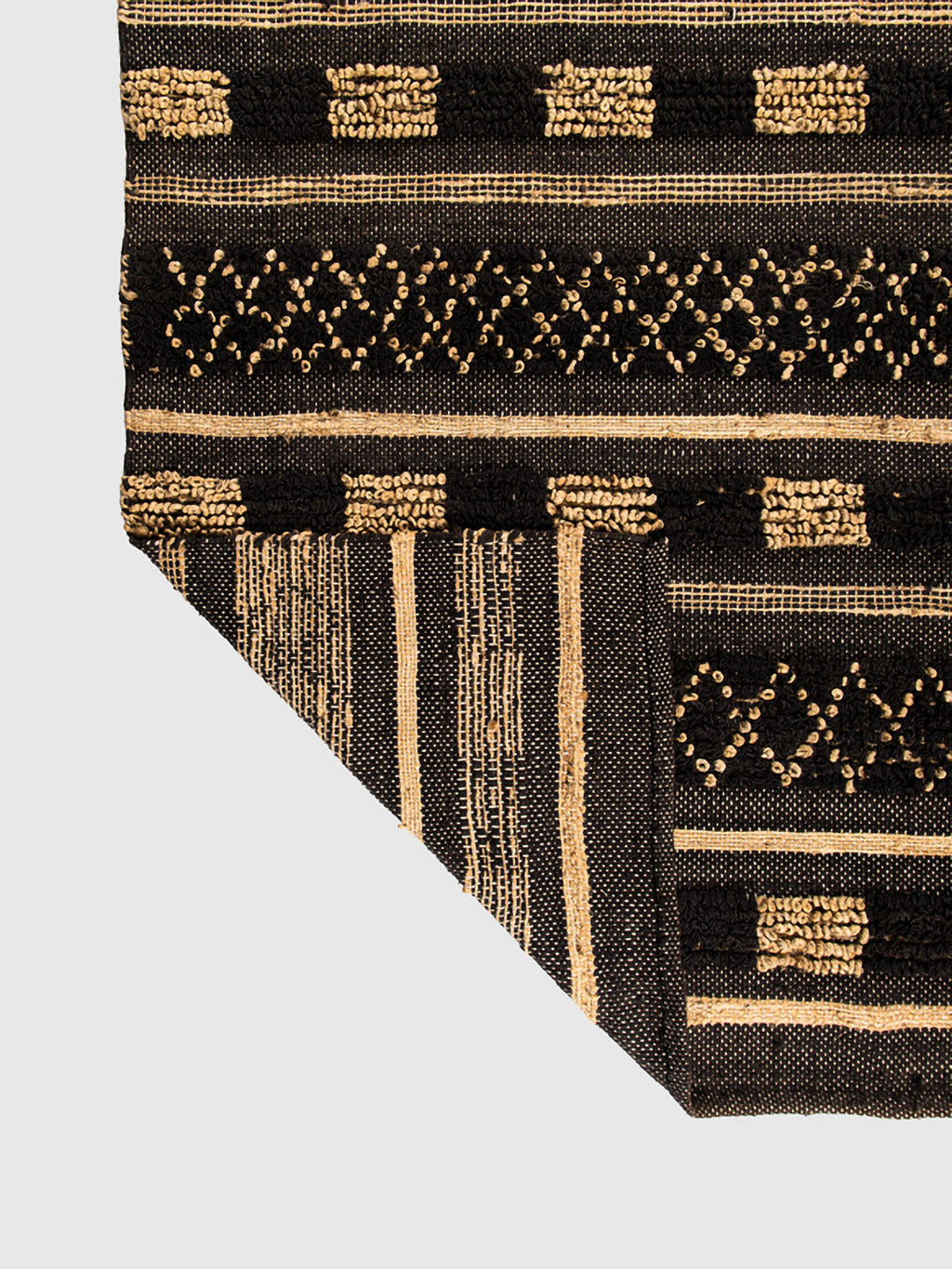 Diroma Jute Chindi Rug Contrast Living