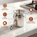 Small Ghee Pot With Spoon 200ml Nestasia