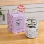 Garden Engraved Ghee Pot With Spoon 350ml Nestasia