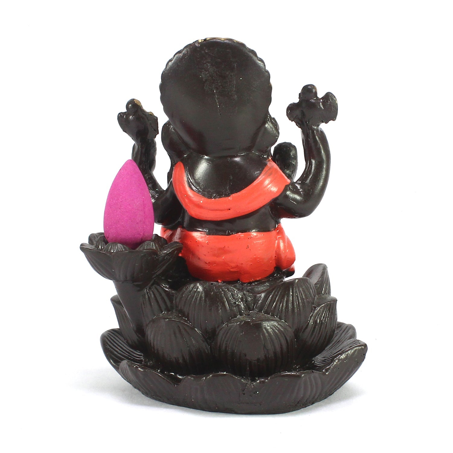 Lord Ganesha Idol Smoke Backflow Cone Incense Holder Decorative Showpiece Kafalo