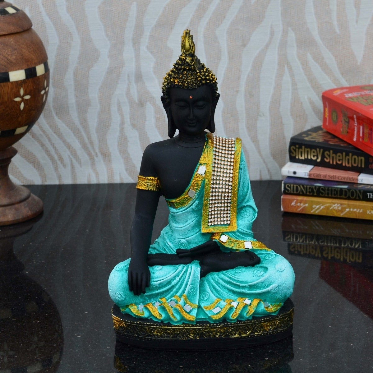 Polyresin Lord Buddha Statue Kafalo