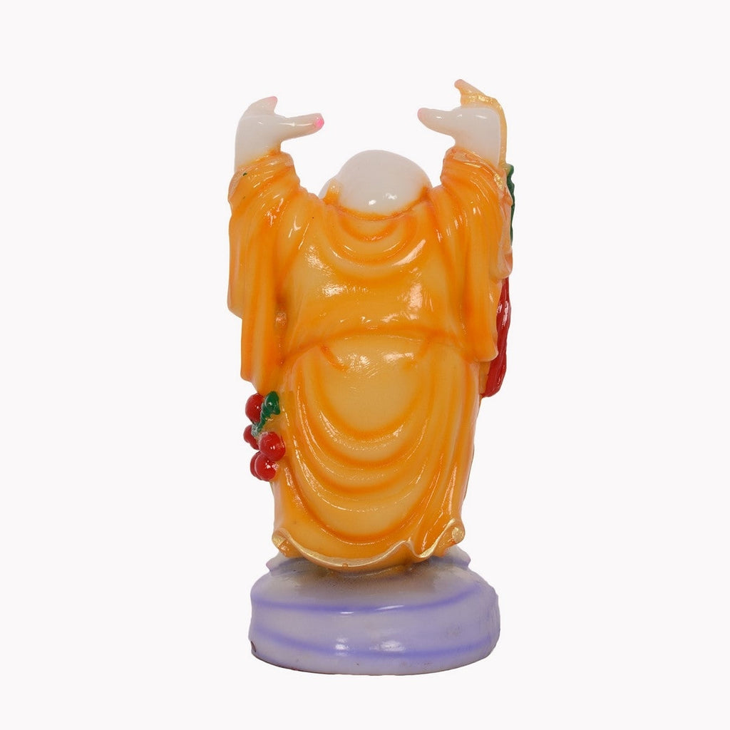 Feng Shui standing Laughing Buddha with Hands Up Statue Kafalo