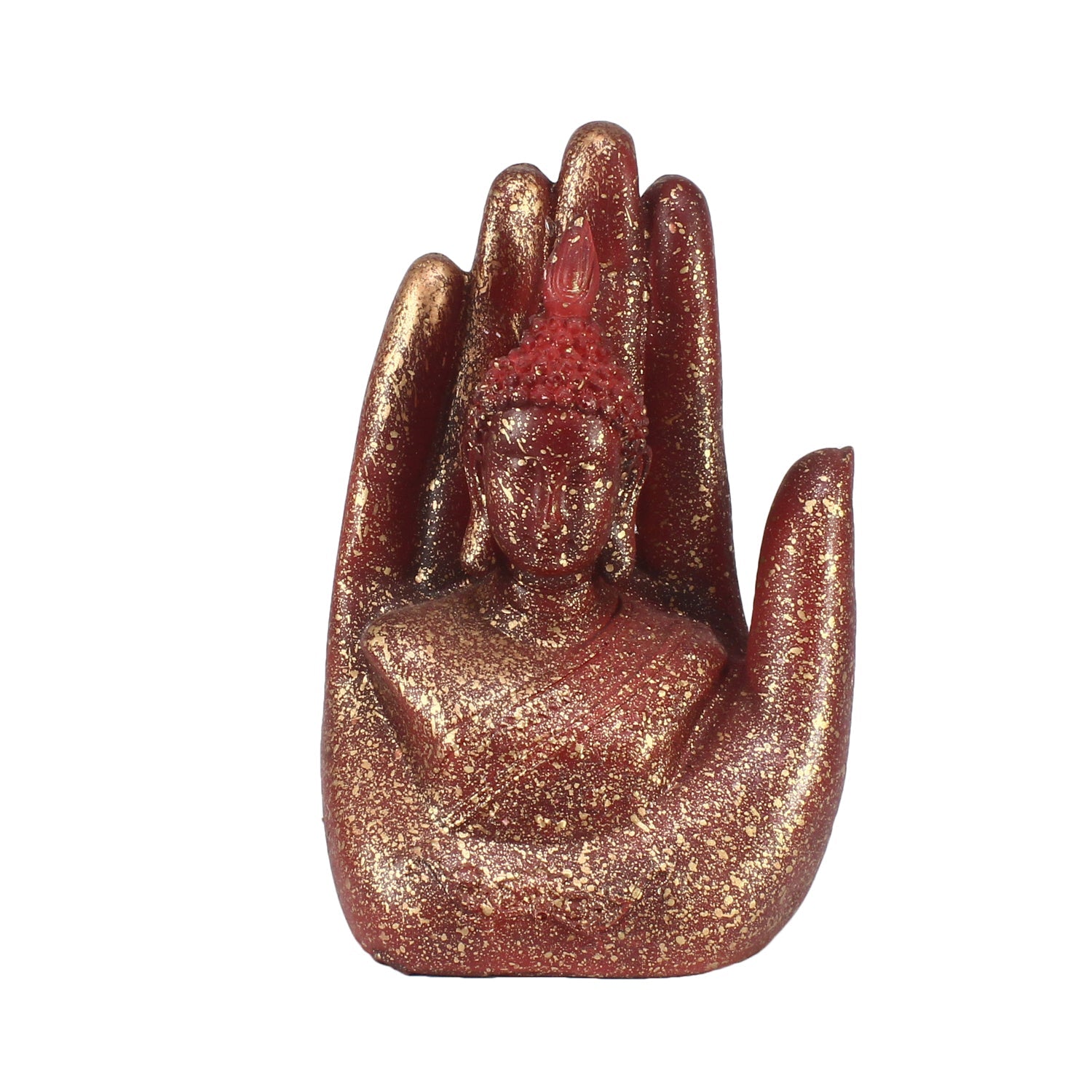 Sparkle Red Handcrafted Palm Buddha Kafalo