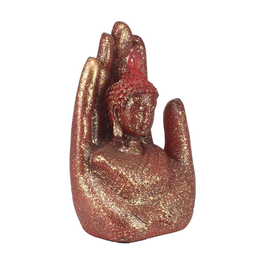 Sparkle Red Handcrafted Palm Buddha Kafalo