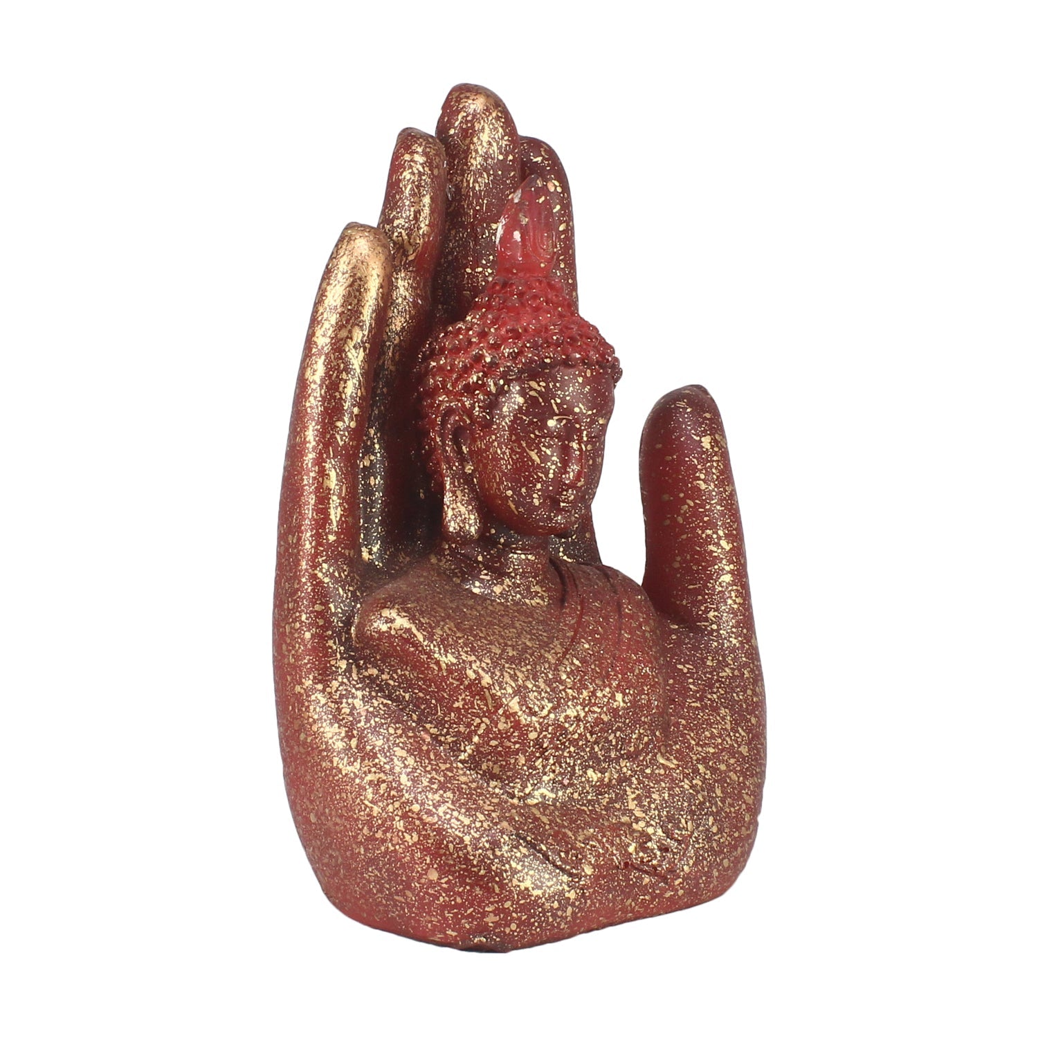 Sparkle Red Handcrafted Palm Buddha Kafalo