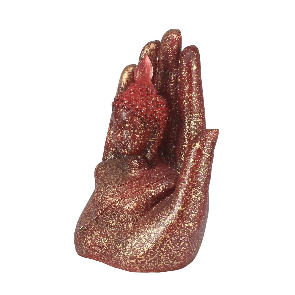 Sparkle Red Handcrafted Palm Buddha Kafalo