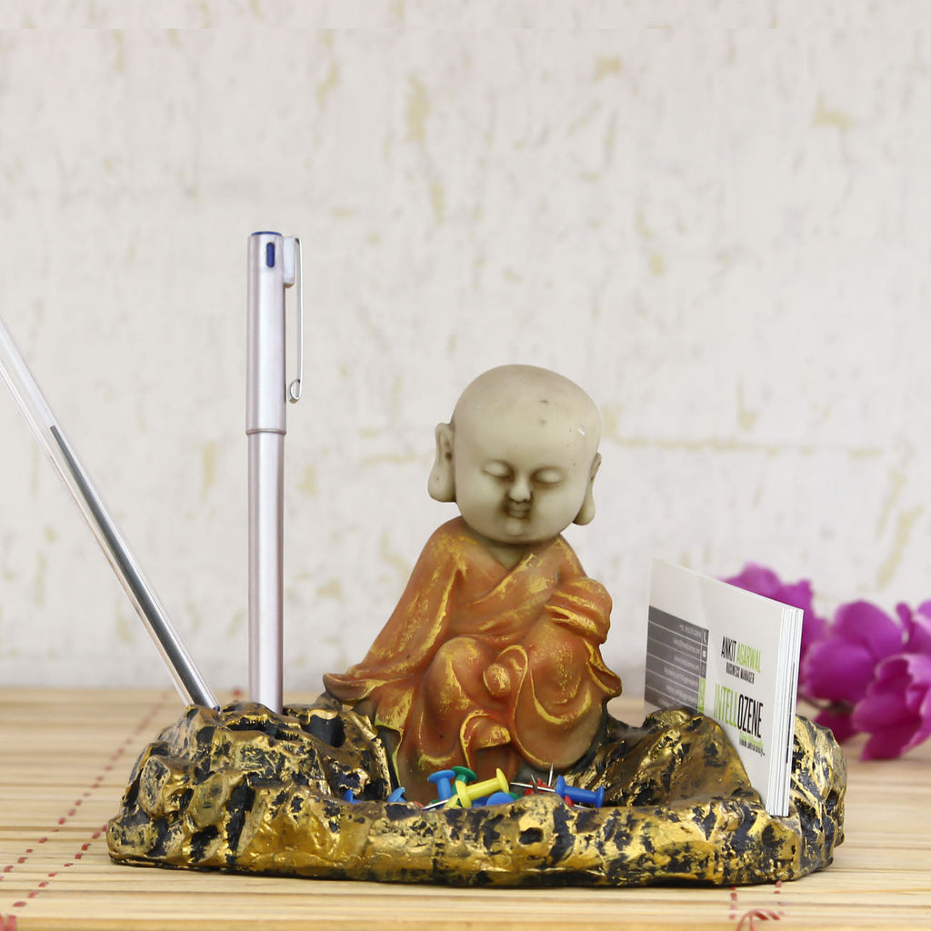 Pen And Visiting Card Holder Decorative Showpiece Kafalo